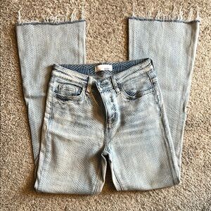 Vervet ladies Blue Flare Wide Leg Jeans